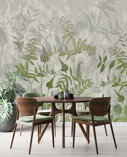 Фотообои в интерьере артикул Botanica-23: 26, BOTANICA 23, Wall street